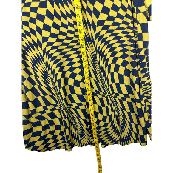 The Drop SIze M Karenbritchick Blue Green Button Down Maxi Dress - Picture 6 of 10